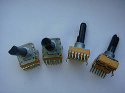 Потенціометр SoundWell AC10k, 7ног (з різьбленням) MID 23mm