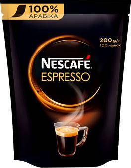Кава розчинна Nescafe Espresso 200 g x 12 шт в уп.