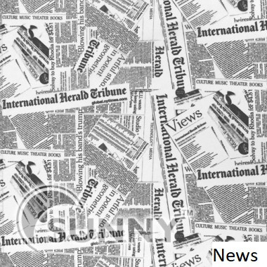 Рулонні штори для вікон у відкритій системі Sunny, тканина News, фото 1