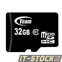 Картка пам'яті microSD 32Gb Team SDHC (class 10) (TUSDH32GCL1002)