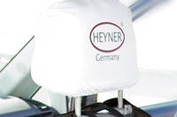 Чехлы на подголовник белого цвета Heyner 736 000 комплект 2 шт