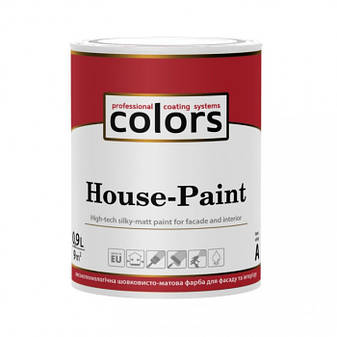 Фасадна професійна фарба Colors House Paint 0,9 л, 2,7л, 9 л, фото 1