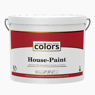 Фасадна професійна фарба Colors House Paint 0,9 л, 2,7л, 9 л, фото 2