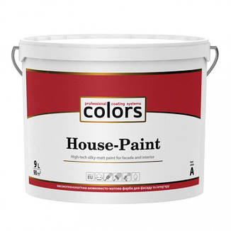 Фасадна професійна фарба Colors House Paint 0,9 л, 2,7л, 9 л, фото 2