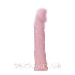 Насадка на член Penis extended sleeve,elastic TPR material +6 см, 19х4 див.