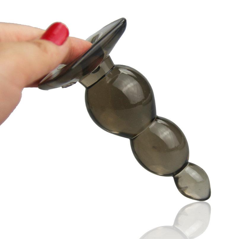 Анальна пробка Leten Torpedo силіконова м'яка матрьошка