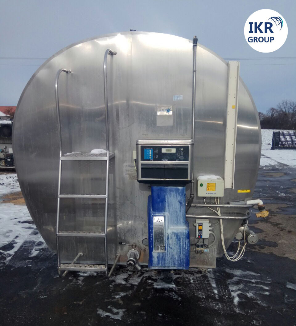 Танк охолоджувач молока Б/У ALFA LAVAL 26000 закритого типу об'ємом 26000 літрів