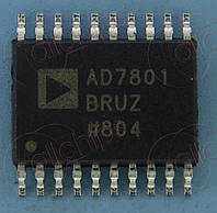 ЦАП 8бит с параллельным выходом AD AD7801BRU TSSOP20