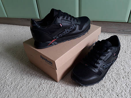 Чоловічі кросівки Reebok Classic Concept Sample 001 All Black чорні 41-46, фото 1