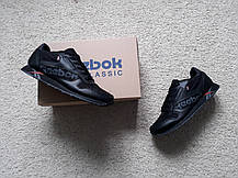 Чоловічі кросівки Reebok Classic Concept Sample 001 All Black чорні 41-46, фото 6