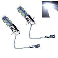 12V H3 9SMD 5050 белый 90Lm