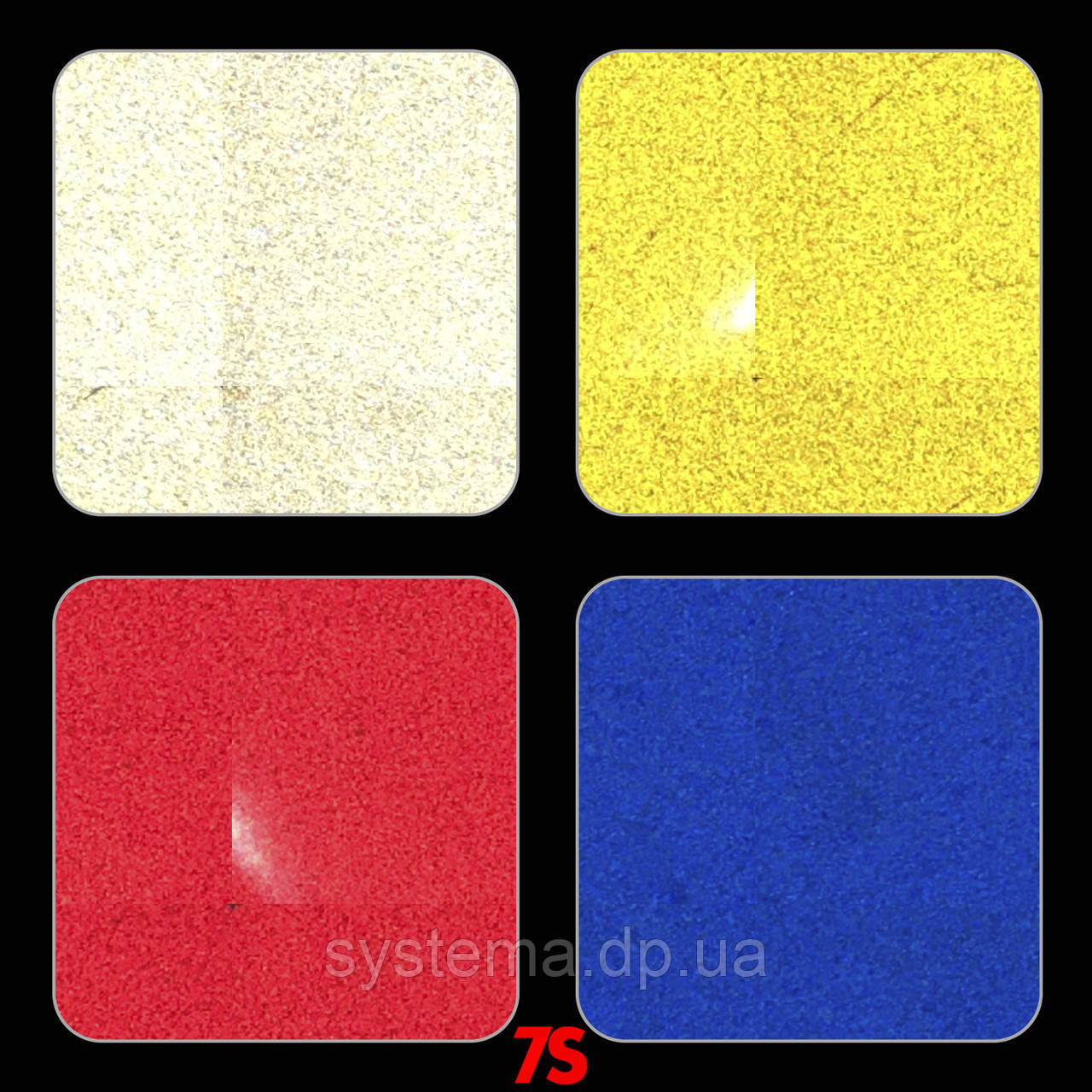 Світловідбиваюча наклейка 41х41 мм, флікера, катафот, світловідбивач на самоклейці