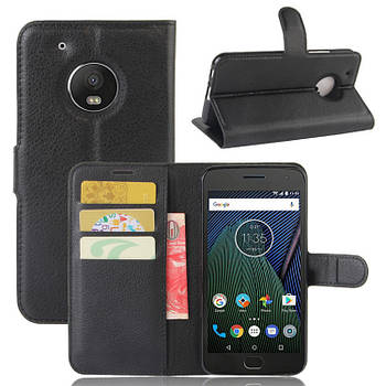 Чохол-книжка Litchie Wallet для Motorola Moto G5 Plus XT1685 Чорний