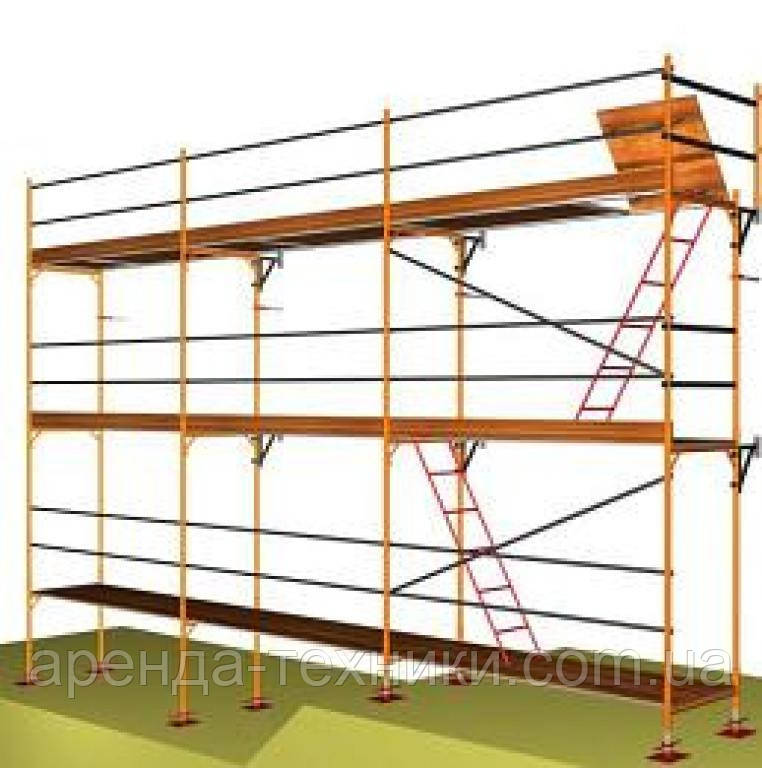 Оренда риштувань (лісів) будівельних, риштування (ліса) будівельні Київ., фото 1