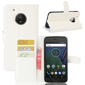 Чохол-книжка Litchie Wallet для Motorola Moto G5 XT1676 Білий