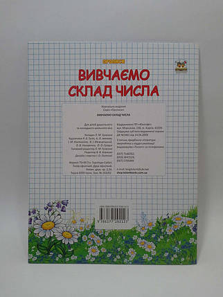 Талант Прописи Вивчаємо склад числа Двухцветные, фото 2