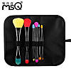 Набір кистей для макіяжу професійний MSQ Professional makeup brush set MultiColor чорний (6шт), фото 3