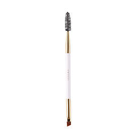 Кисть для брів DOCOLOR Professional Dual Ended Eyebrow Brush біла