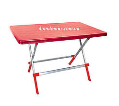 Стіл складаний "Omega" 70*115*72 см Irak Plastik, Туреччина, алюмінієві ніжки