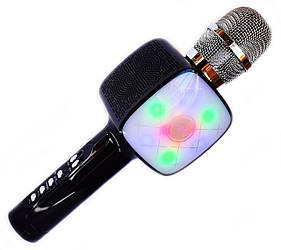 WSTER L20 бездротовий стереокаре мікрофон зі світломузкою Чорний