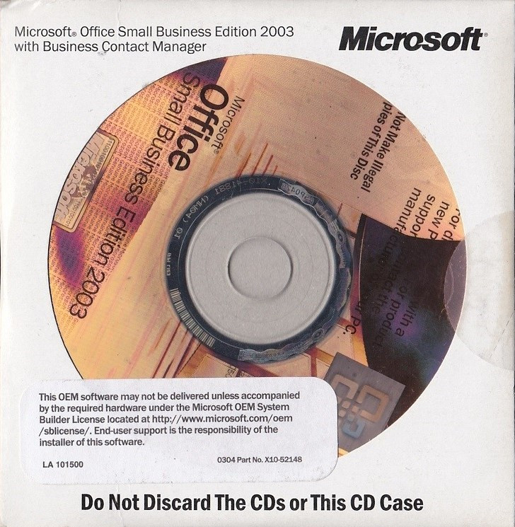 Microsoft Office 2003 Для малого бізнесса Російський OEM (W87-00934) пошкоджене паковання