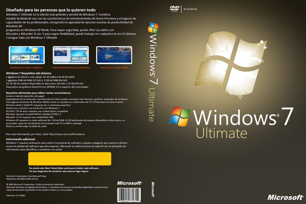 Microsoft Windows 7 Максимальная SP1 x64 Русская OEM (GLC-01860) лицензия - фото 3 - id-p929439902