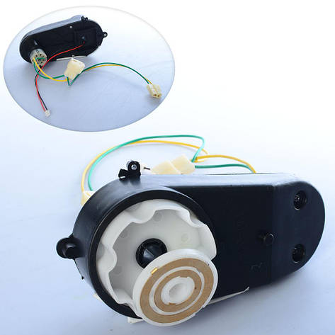Редуктор дитячого електромобіля з мотором 380 класу 17500 RPM 12V з підсвіткою, фото 1