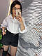 Чорні жіночі шорти котон із кишенями, фото 3