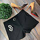 Чорні жіночі шорти котон із кишенями, фото 5