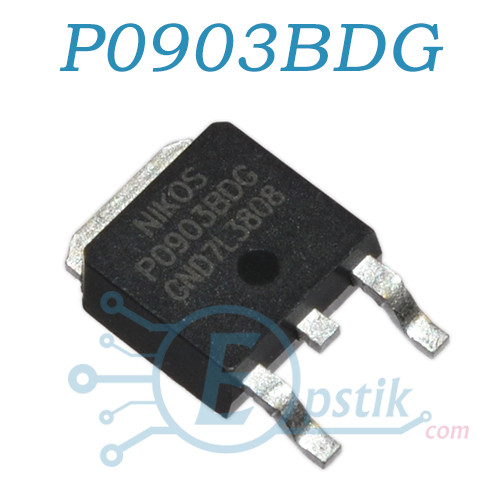 P0903BDG, MOSFET транзистор N канал, 25В, 56А, TO252: продажа, цена в ...