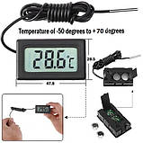 Цифровий термометр (градусник) з виносним датчиком, фото 2