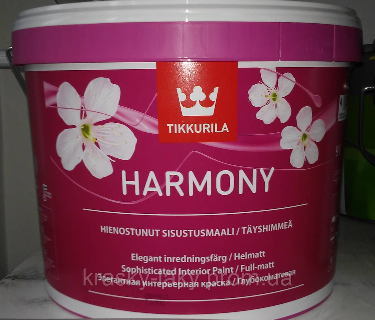 Краска Tikkurila Harmony матовая Гармония 0,9л - фото 2 - id-p436415691