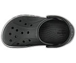 Крокси дитячі сабо Боябенд оригінал/Crocs Kids Bayaband Clog (205100), Чорні 28, фото 5