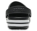 Крокси дитячі сабо Боябенд оригінал/Crocs Kids Bayaband Clog (205100), Чорні 28, фото 7