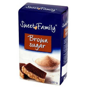 Цукор коричневий Sweet Family — 500 г