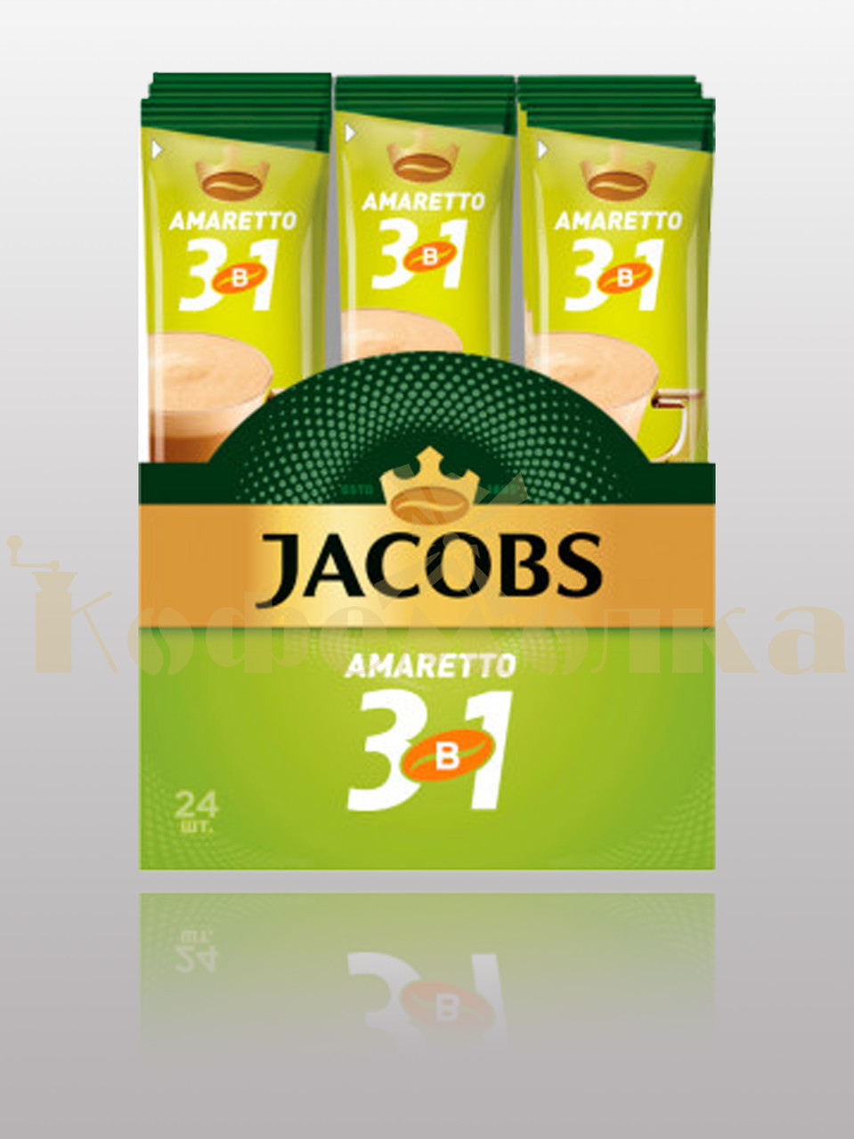 Напій кавовий Jacobs 3в1 Амарето 12,5 г (24 шт.)