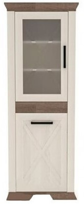 Вітрина Марсель REG1D1W  2050х680х450мм Гербор