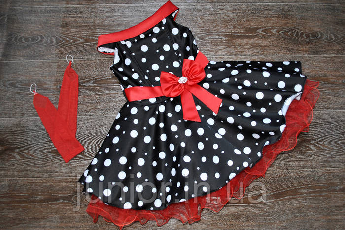 Купить Нарядное пышное платье в ретро стиле для девочки "Стиляги", цена ...