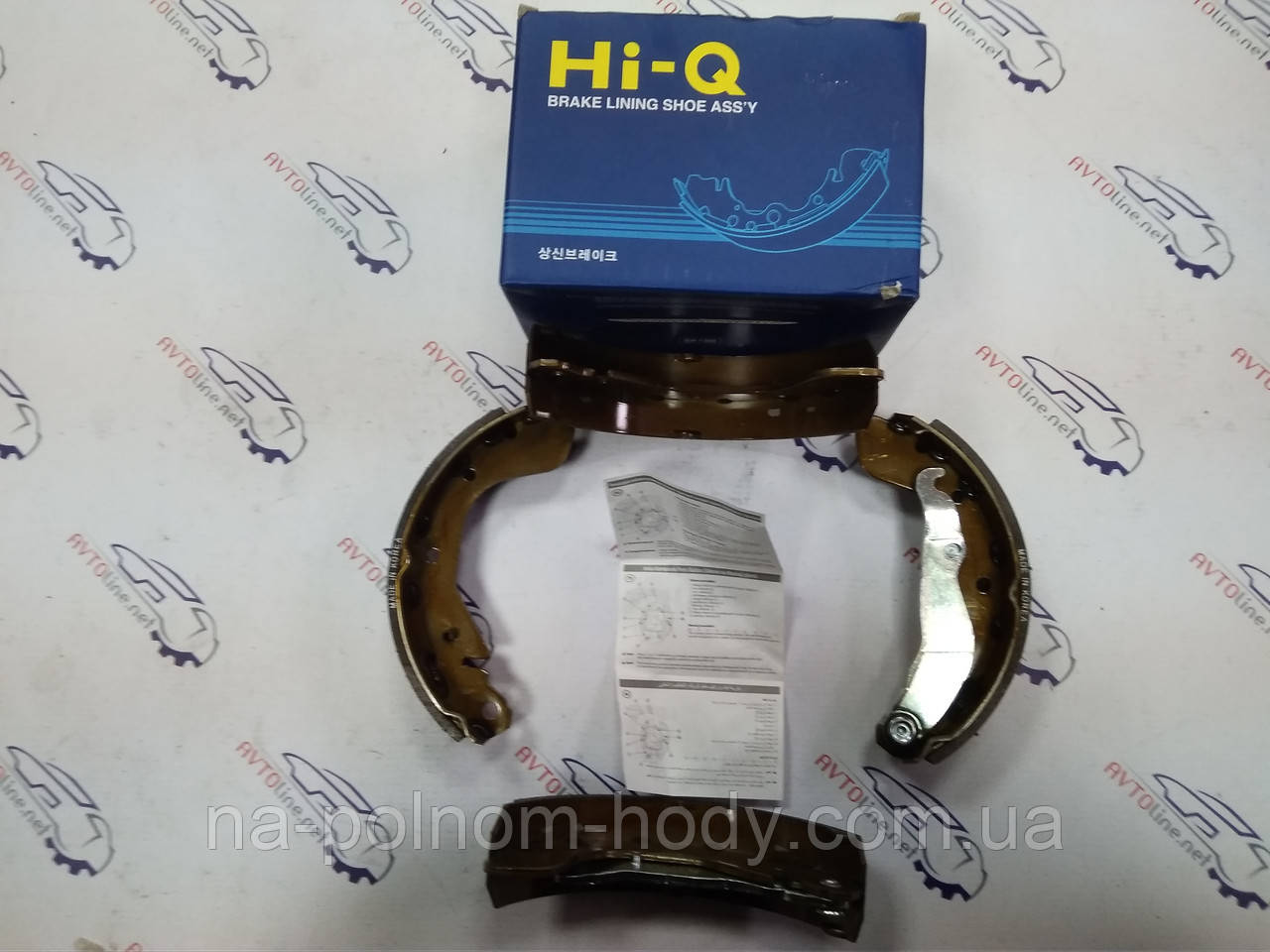 Колодки гальмівні задні Ланос, Нексія, Нубіра, Есперо; HI-Q, Корея