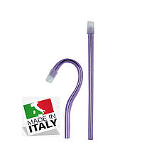 Слюновідсмоктувачі Стоматологічні PLUSS (Італия) - 100 шт/уп, фіолетові (зі знімним ковпачком)