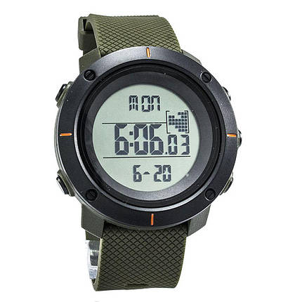 Спортивні чоловічі годинники з крокоміром Skmei (Скмей)1215 Dekker, фото 2