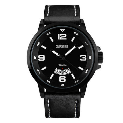 Класичні чоловічі годинники Skmei(Скмей) 9115 PROFI Black, фото 2