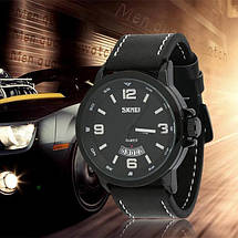 Класичні чоловічі годинники Skmei(Скмей) 9115 PROFI Black, фото 2