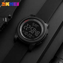 Спортивні чоловічі годинники Skmei 1257 Army Black, фото 2