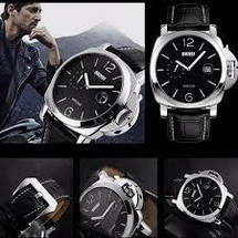 Класичні чоловічі годинники Skmei (Скмей)1124/PANERAI II, фото 2