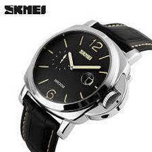 Класичні чоловічі годинники Skmei (Скмей)1124/PANERAI II, фото 2