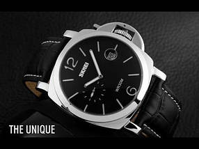 Класичні чоловічі годинники Skmei (Скмей)1124/PANERAI II, фото 3