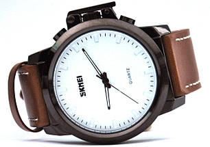 Чоловічі годинники Skmei(Скмей) 1208 Braun Гарантія, фото 3