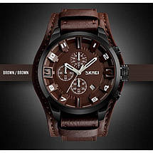 Чоловічі годинники Skmei 9165 Braun -Braun, фото 3