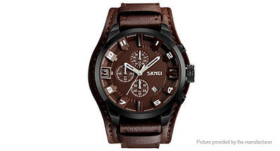 Чоловічі годинники Skmei 9165 Braun -Braun, фото 2